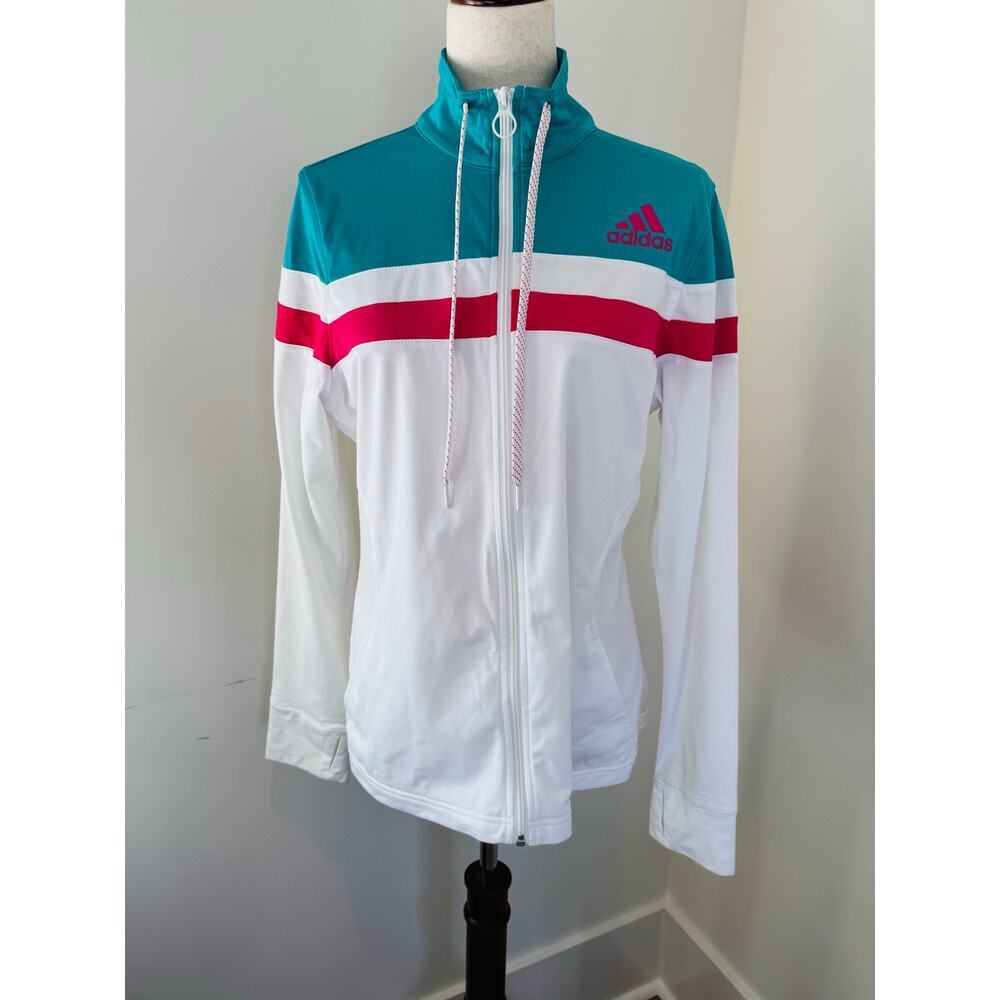 Adidas Women’s Zip Front Jacket Retro Inspired Size M​